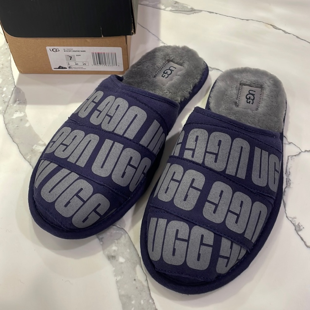 New UGG Scuff Graphic Band mens size 7